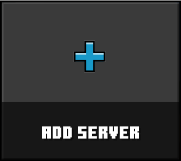 "+ ADD SERVER" button